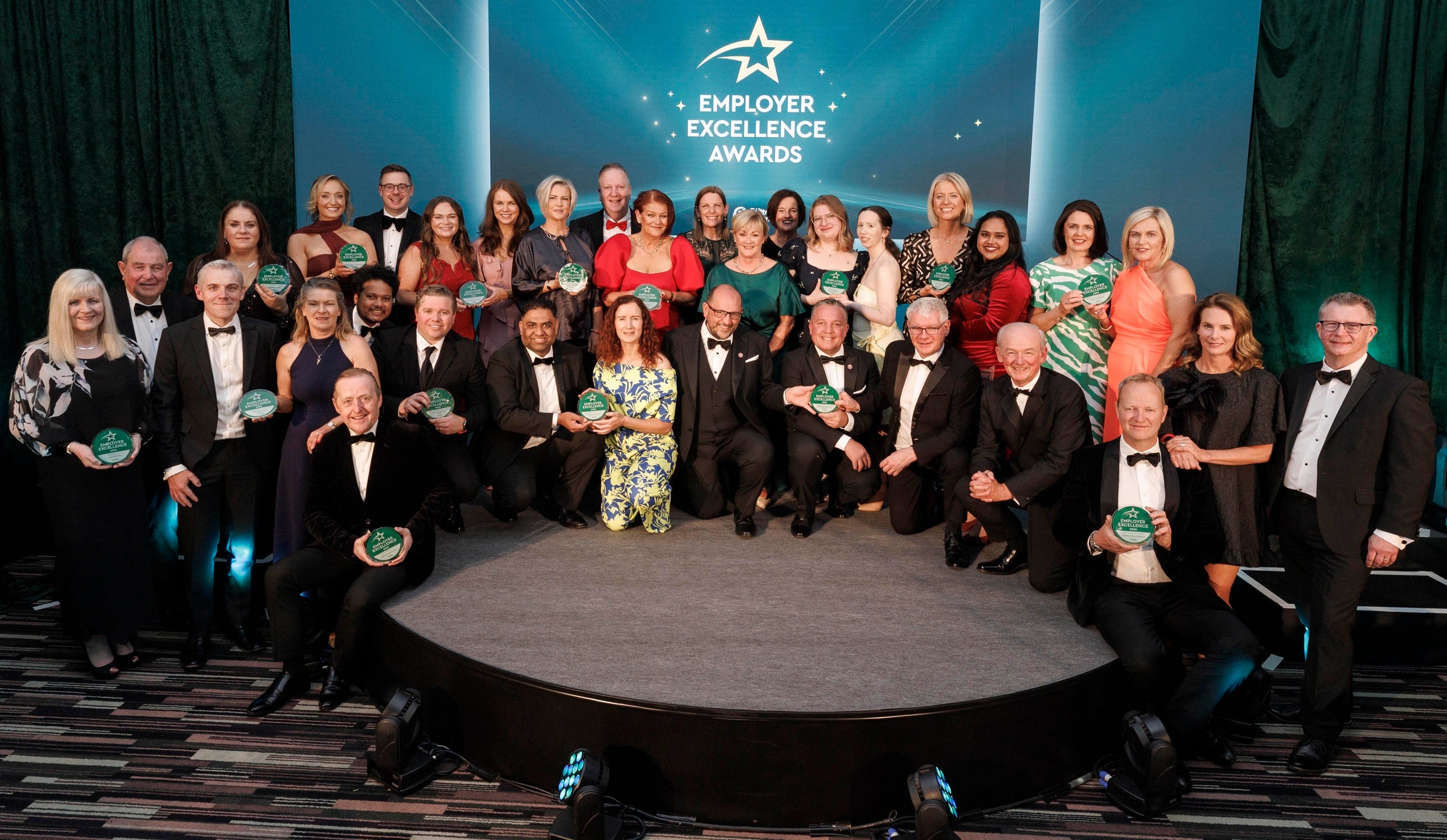 A group of people posing for a photo