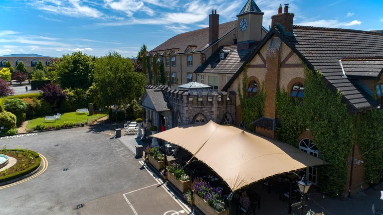 Exterior of Abbey Court Hotel Nenagh on a sunny day